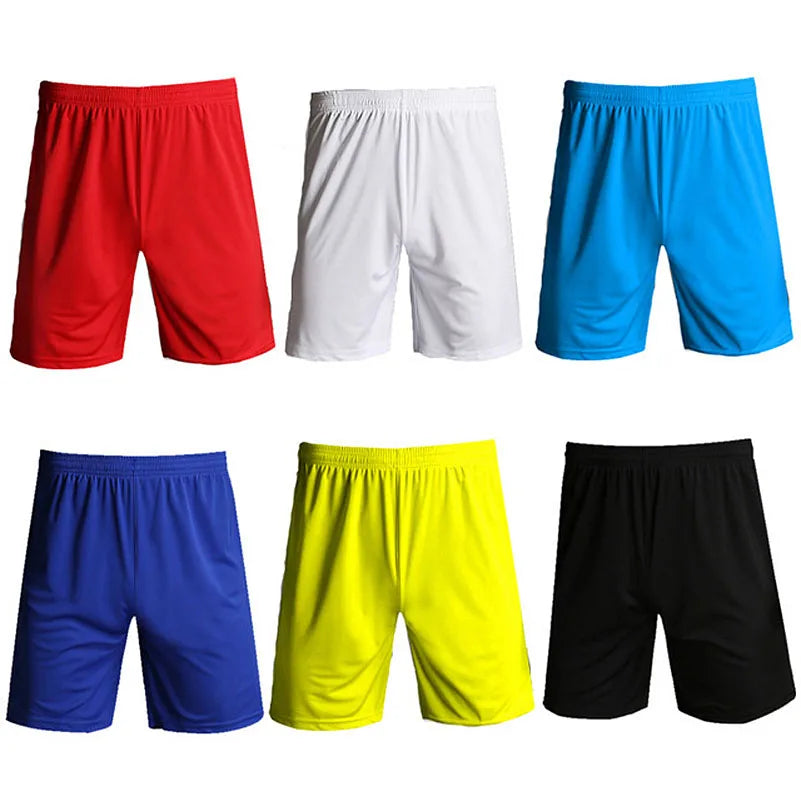 BHWYFC Solid Football Training Shorts Mens Summer Bottoms Running Basketball Soccer Shorts Tennis Badminton Sports Shorts