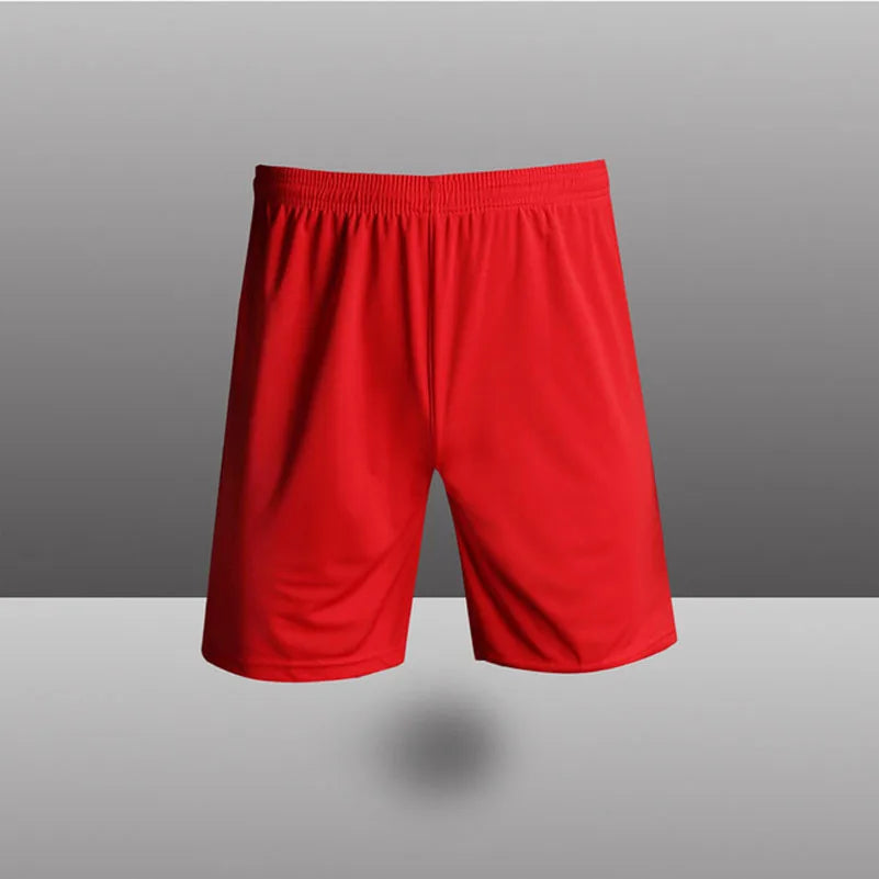 BHWYFC Solid Football Training Shorts Mens Summer Bottoms Running Basketball Soccer Shorts Tennis Badminton Sports Shorts
