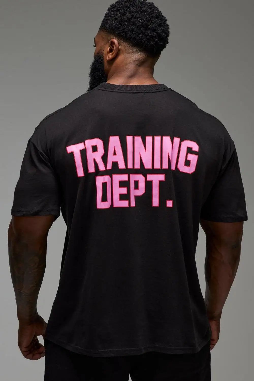 "training Dept." oversized T-shirt