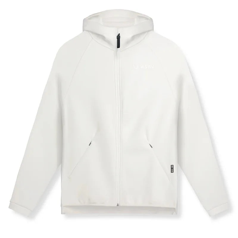 Men's Gym Sports Hoodies Cotton Elastic Hooded Male Fitness Running Loose Jackets Outdoor Zipper Coats Casual Workout Sportwear