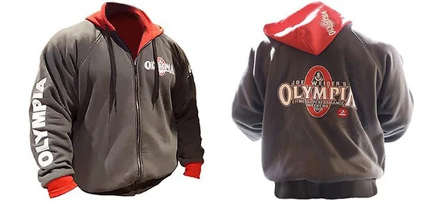 OLYMPIA Men Gyms Hoodies Gyms Fitness Bodybuilding Sweatshirt Pullover Sportswear Male Workout Hooded Jacket Clothing