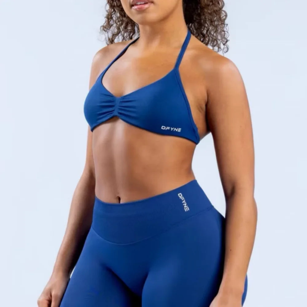 Yoga Impact Strappy Bra Gym Running Sling Underwear Ipmact Suspenders Exercise Seamless Bra Kneading Exercise Yoga Sports Bra