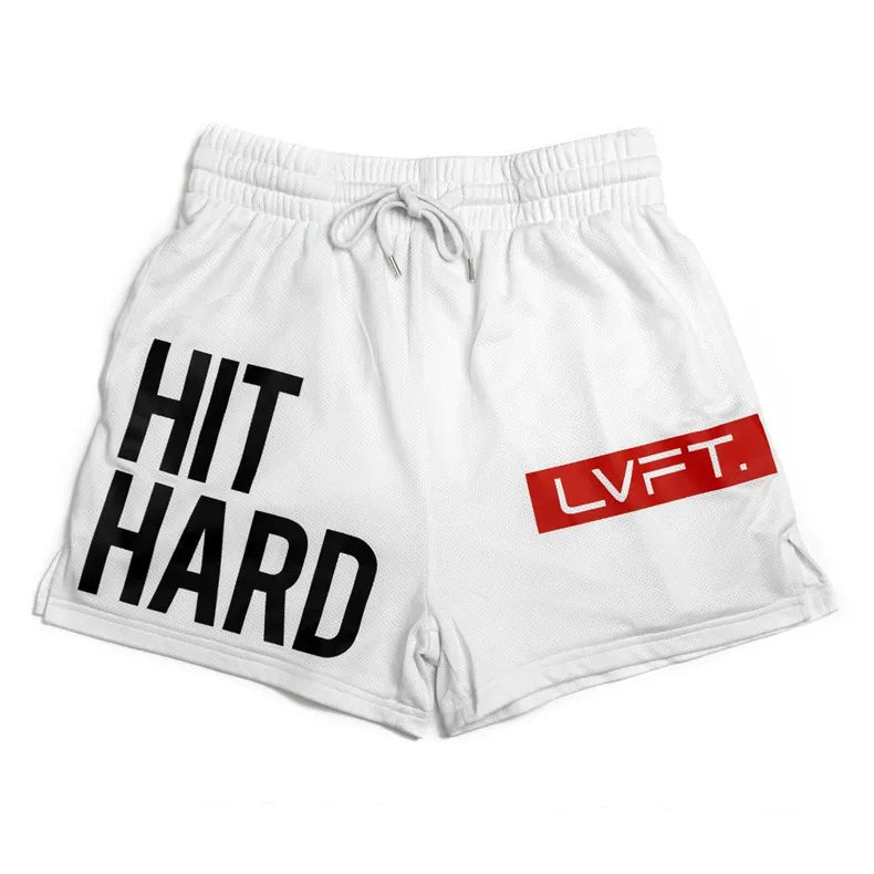 Men's Quick-Dry Breathable Workout Shorts Gym Running Basketball Training Bodybuilding Summer Fitness Athletic Jogger Shorts
