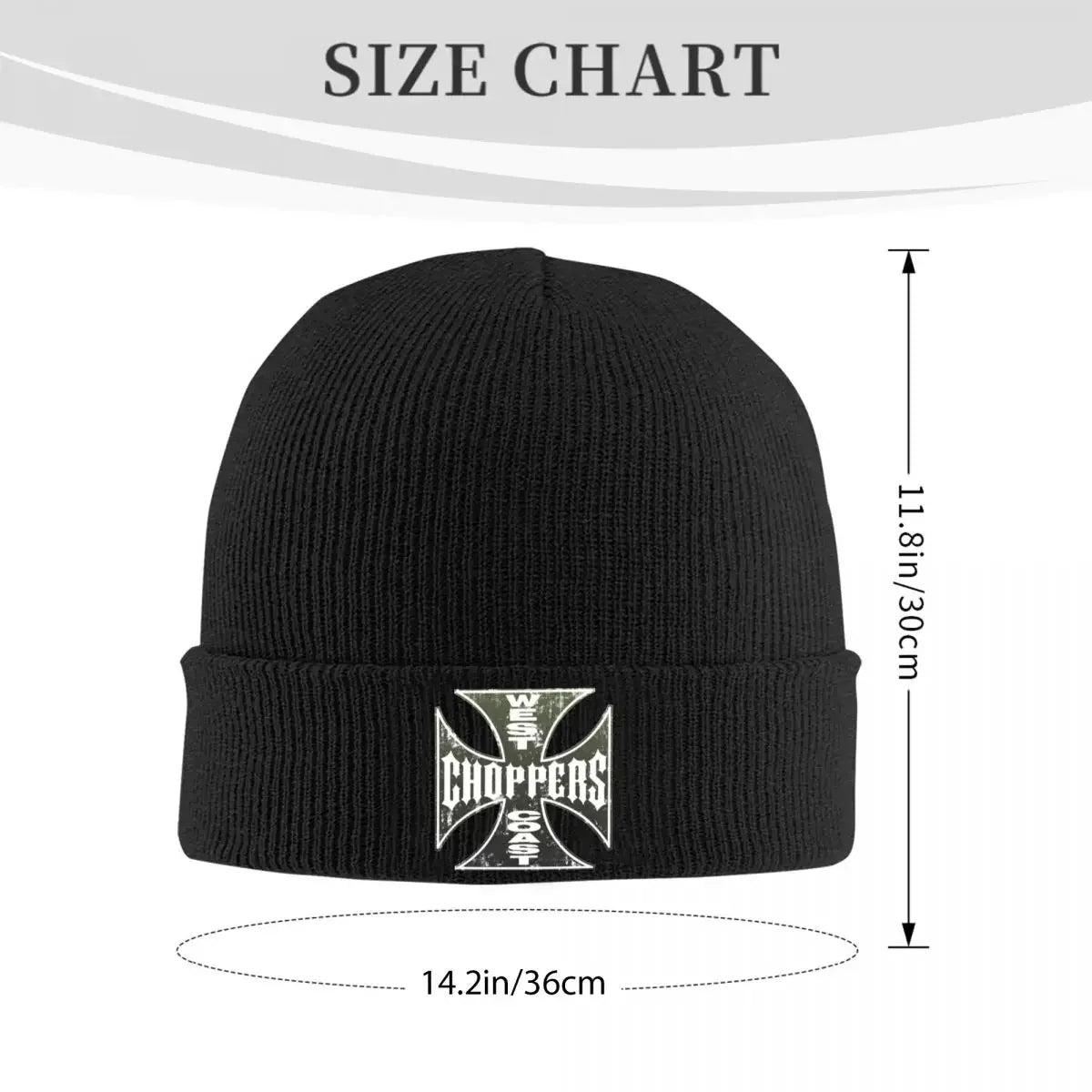 West Coast Iron Cross -Choppers Beanie