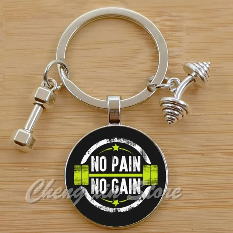 Gym Keyring Keychain Suitable For Bodybuilding Athletes Heavy Men Boys Bodybuilding Sports Unisex Men Tactical Rock Keyring Keyc
