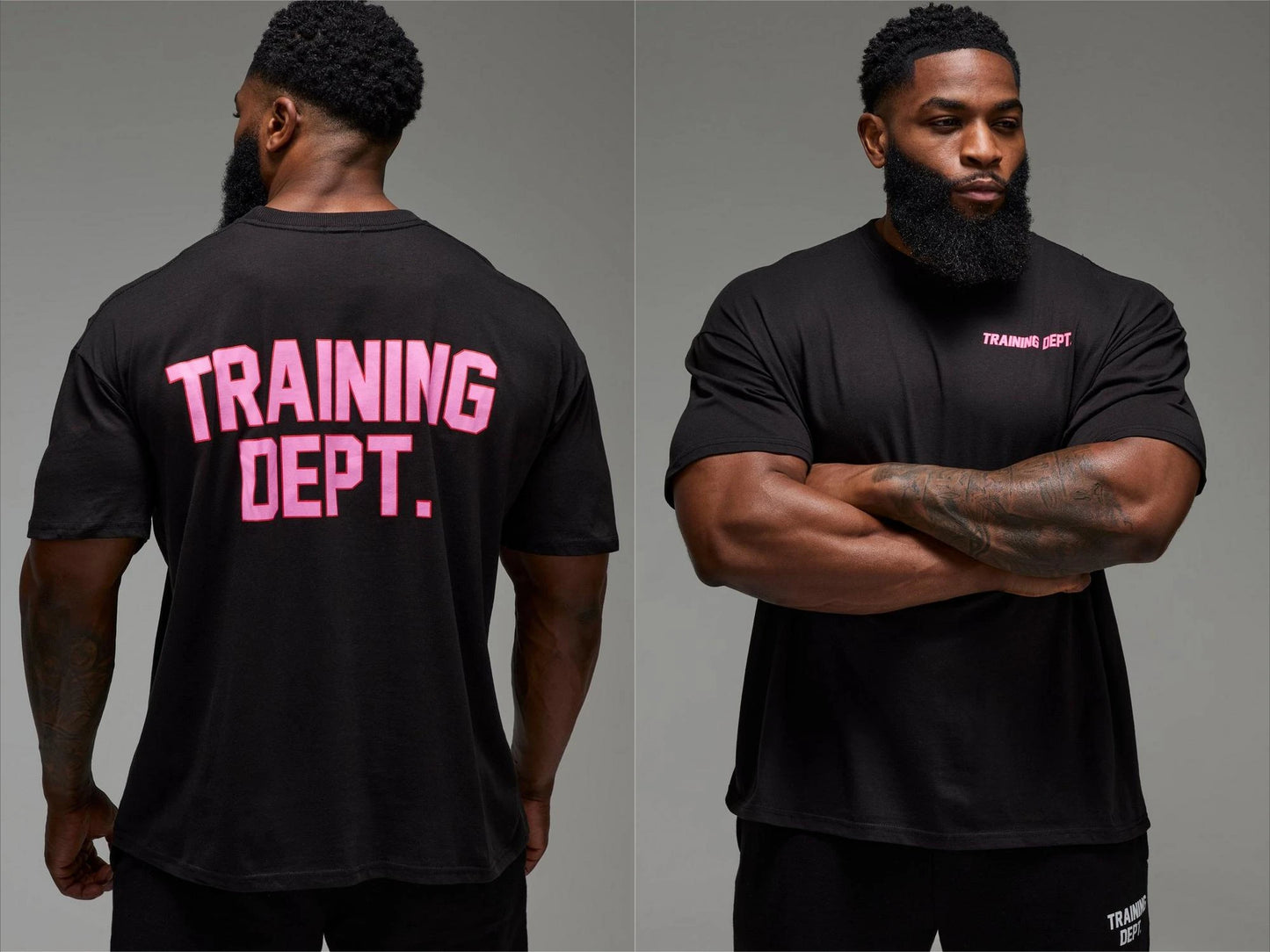 "training Dept." oversized T-shirt