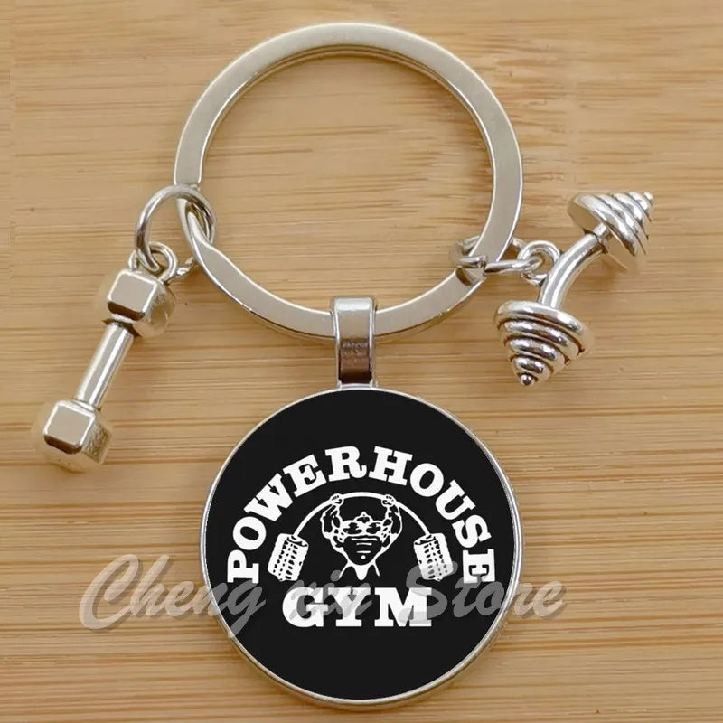 Gym Keyring Keychain Suitable For Bodybuilding Athletes Heavy Men Boys Bodybuilding Sports Unisex Men Tactical Rock Keyring Keyc