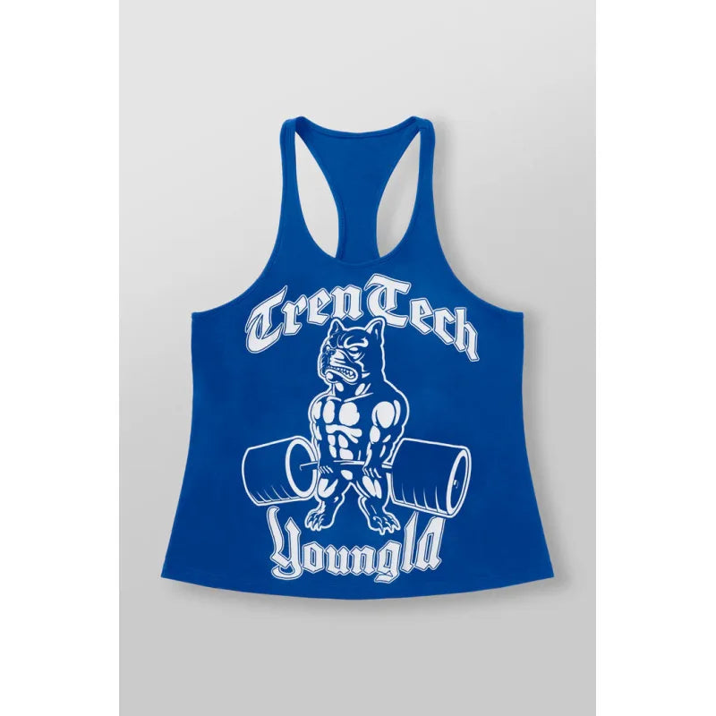 American summer sports and fitness men's vest jogging, fitness fast drying breathable training clothes temperament top