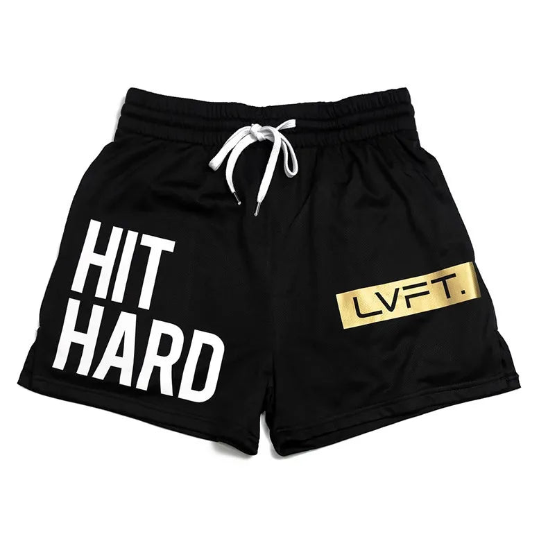 Men's Quick-Dry Breathable Workout Shorts Gym Running Basketball Training Bodybuilding Summer Fitness Athletic Jogger Shorts