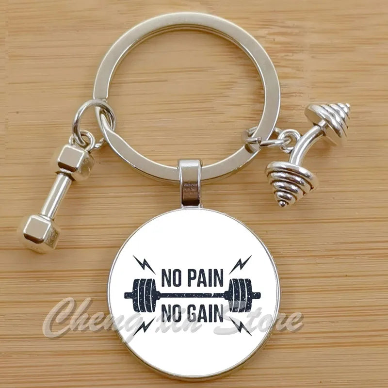 Gym Keyring Keychain Suitable For Bodybuilding Athletes Heavy Men Boys Bodybuilding Sports Unisex Men Tactical Rock Keyring Keyc