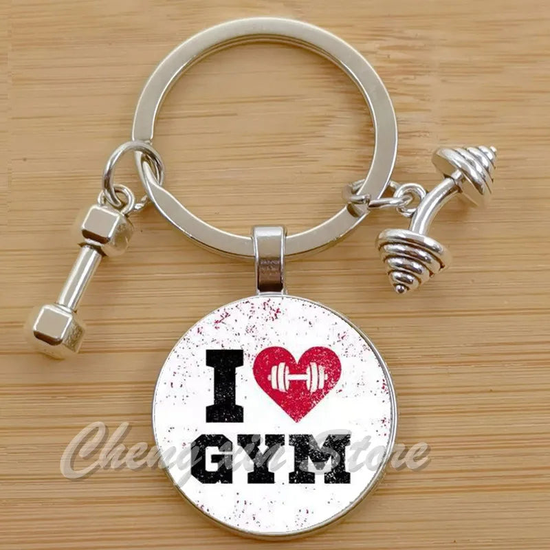Gym Keyring Keychain Suitable For Bodybuilding Athletes Heavy Men Boys Bodybuilding Sports Unisex Men Tactical Rock Keyring Keyc