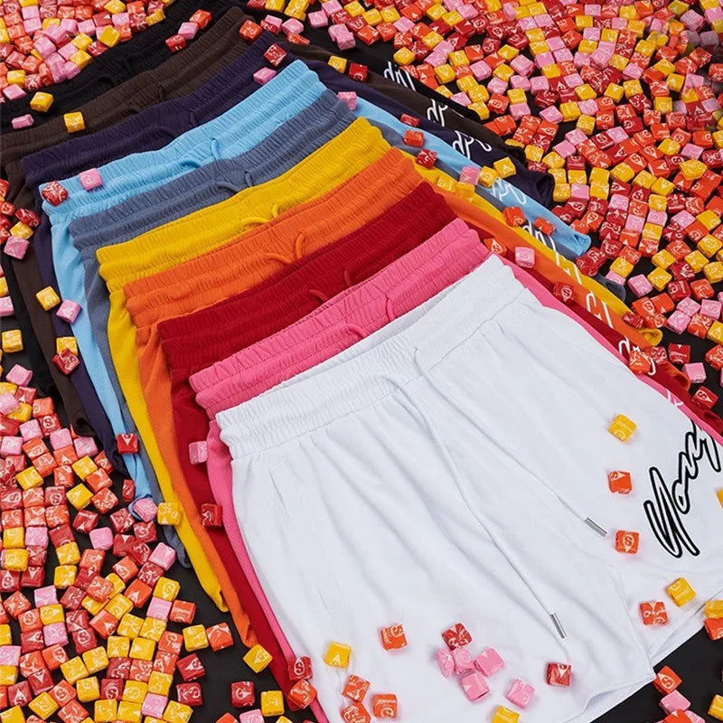 Trend Men's Mesh Beach Swim Casual Shorts Man Quick Dry Loose Basketball Jogger Short Pants Gym Fitness Sport Running Sweatpants