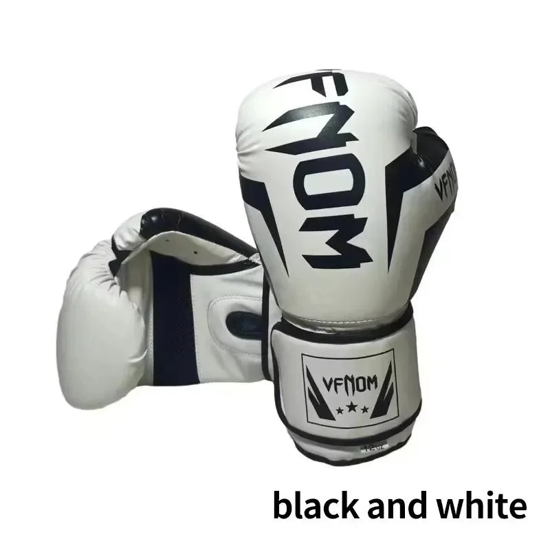 leather breathable boxing gloves,6oz,8oz,10oz,12oz,14oz,16oz professional Taekwondo and Muay Thai boxing training