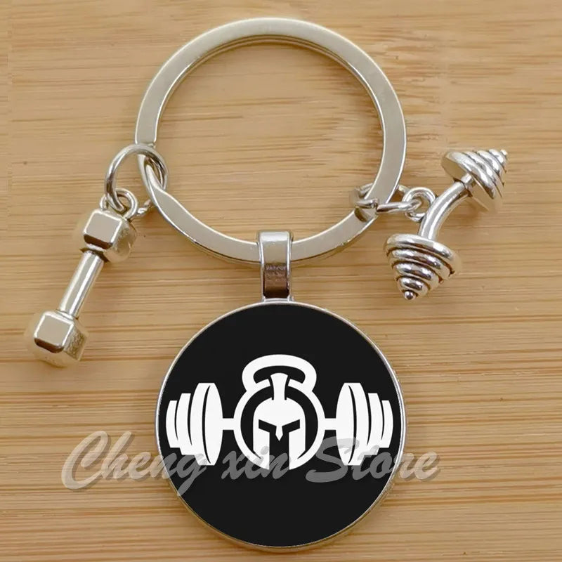 Gym Keyring Keychain Suitable For Bodybuilding Athletes Heavy Men Boys Bodybuilding Sports Unisex Men Tactical Rock Keyring Keyc