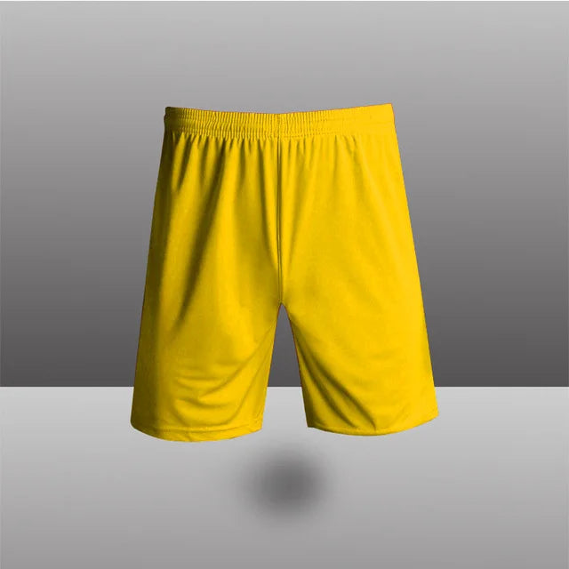 BHWYFC Solid Football Training Shorts Mens Summer Bottoms Running Basketball Soccer Shorts Tennis Badminton Sports Shorts