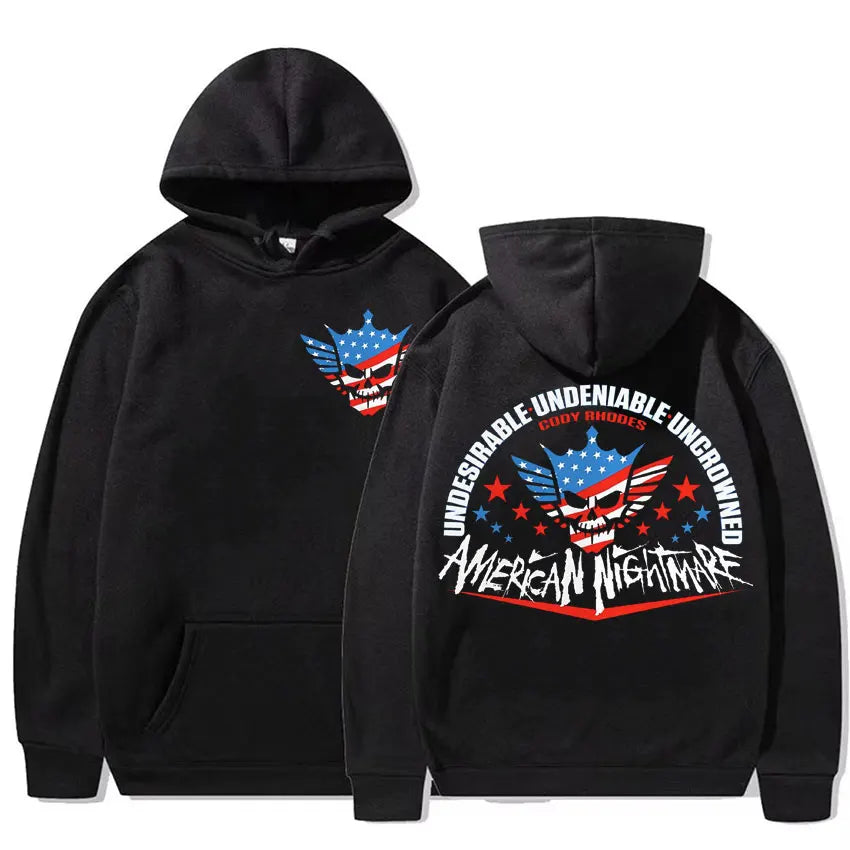 American Nightmare Cody Rhodes Logo Graphic Hoodie Men Women Casual Long Sleeve Sweatshirt Fashion Classic Oversized Hoodies Y2k