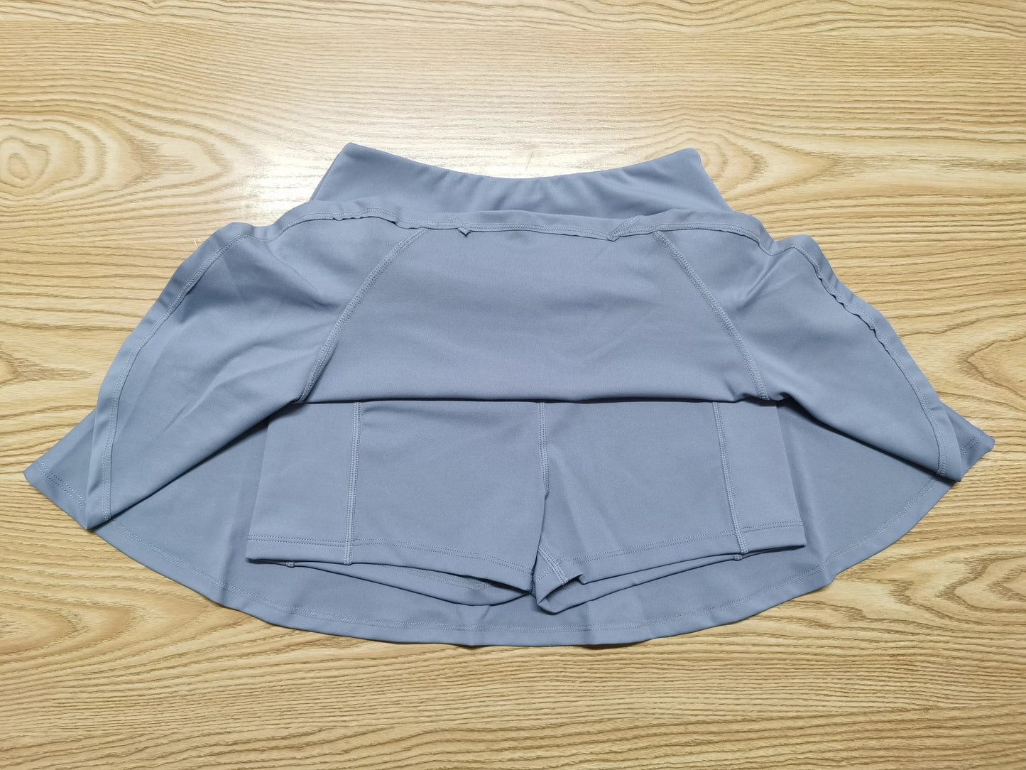 Two Piece Set Women, Yoga Gym Running Badminton Skirt Suit, Crop Top, Sports Bra, Stacked Shorts, Tennis Skirt, Workout Clothing