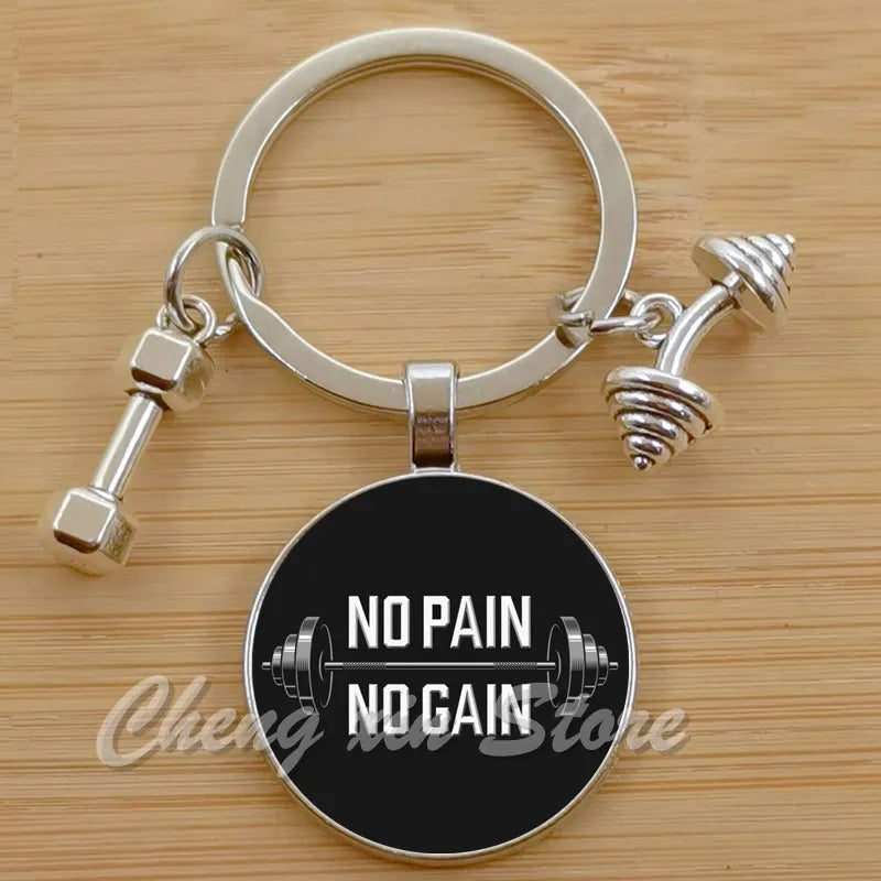 Gym Keyring Keychain Suitable For Bodybuilding Athletes Heavy Men Boys Bodybuilding Sports Unisex Men Tactical Rock Keyring Keyc