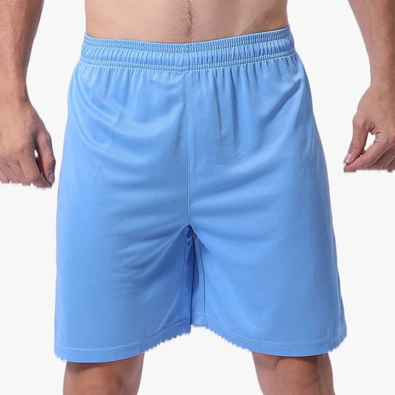 BHWYFC Solid Football Training Shorts Mens Summer Bottoms Running Basketball Soccer Shorts Tennis Badminton Sports Shorts