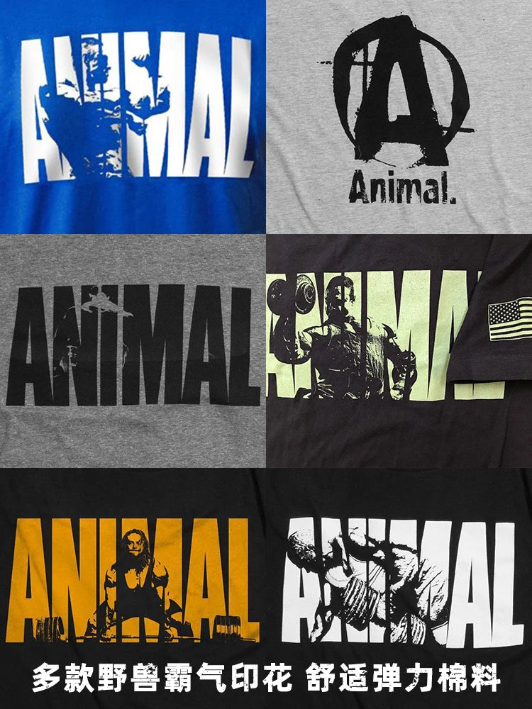 Summer Gym Fitness T-shirt Loose Men's Cotton Shirt Bodybuilding Training Man T Shirt Oversized Sports Short Sleeve Jogger Tee