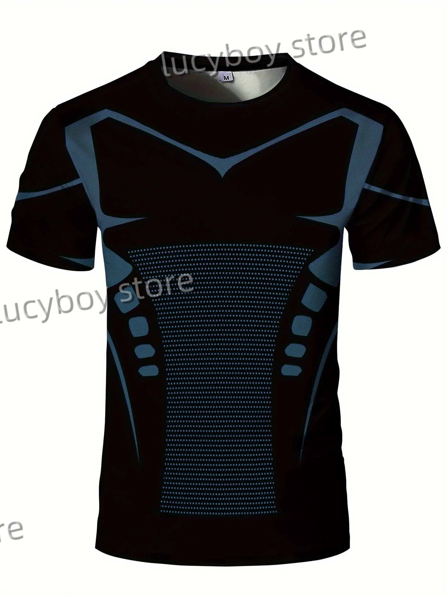 Mens Gym Muscle Training T Shirt Color block Sports Jogging Short Sleeve Tees Quick Drying Running Men