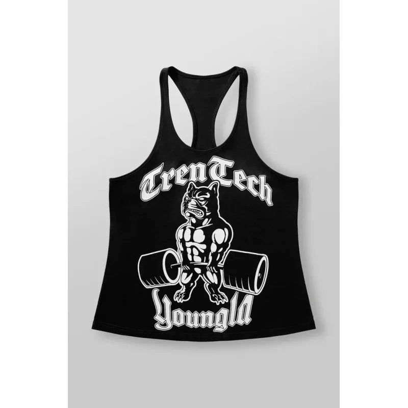 American summer sports and fitness men's vest jogging, fitness fast drying breathable training clothes temperament top