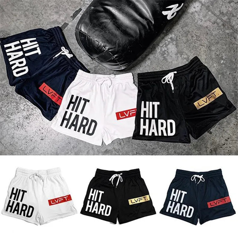 Men's Quick-Dry Breathable Workout Shorts Gym Running Basketball Training Bodybuilding Summer Fitness Athletic Jogger Shorts