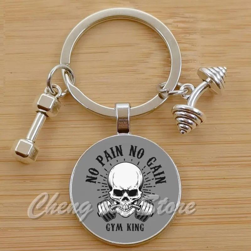 Gym Keyring Keychain Suitable For Bodybuilding Athletes Heavy Men Boys Bodybuilding Sports Unisex Men Tactical Rock Keyring Keyc