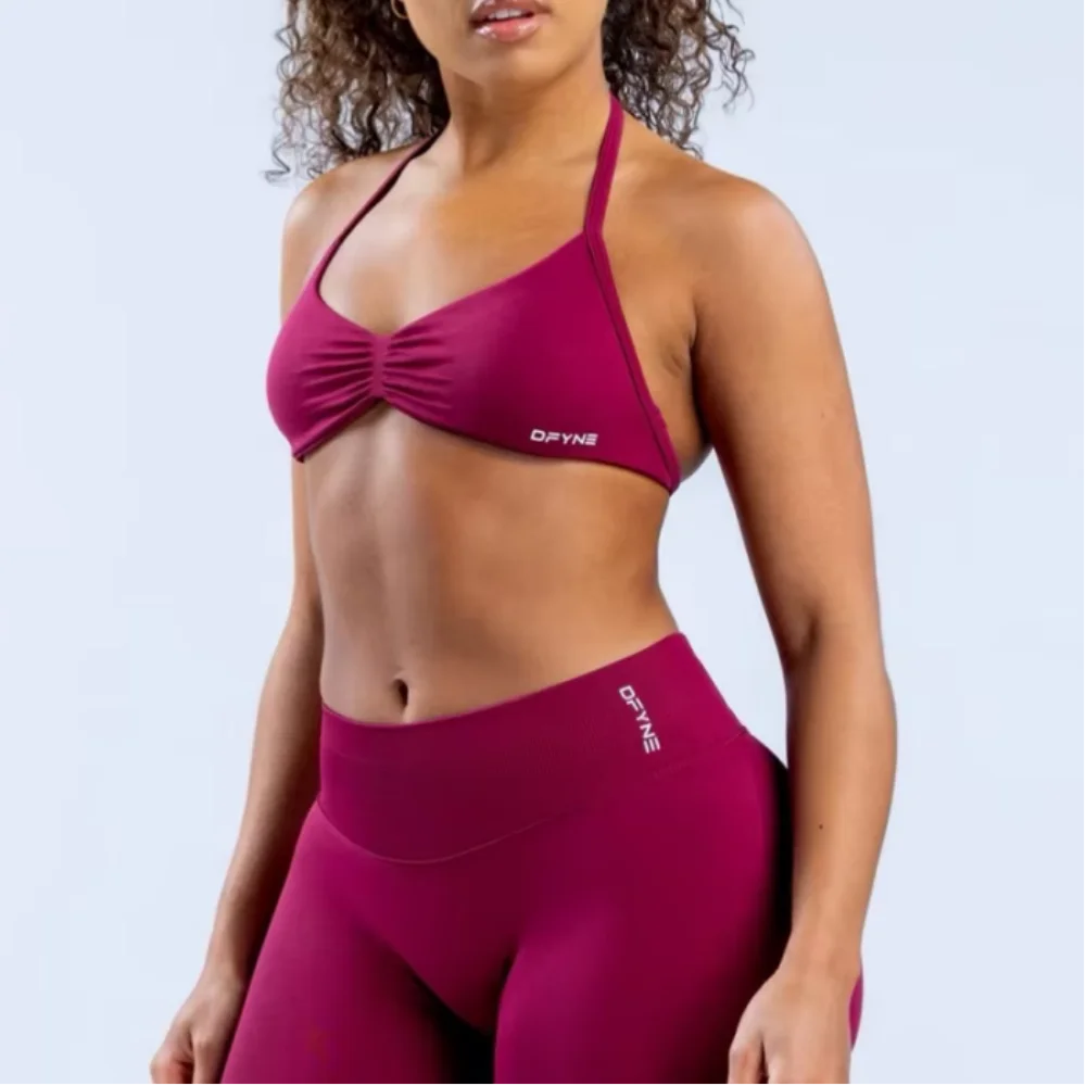 Yoga Impact Strappy Bra Gym Running Sling Underwear Ipmact Suspenders Exercise Seamless Bra Kneading Exercise Yoga Sports Bra