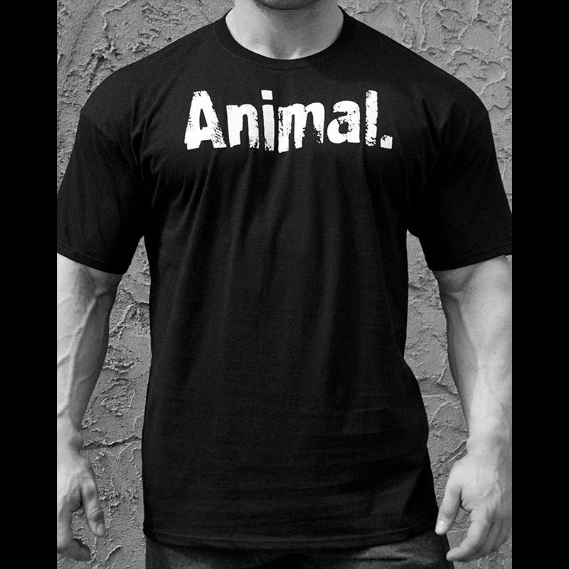 Summer Gym Fitness T-shirt Loose Men's Cotton Shirt Bodybuilding Training Man T Shirt Oversized Sports Short Sleeve Jogger Tee