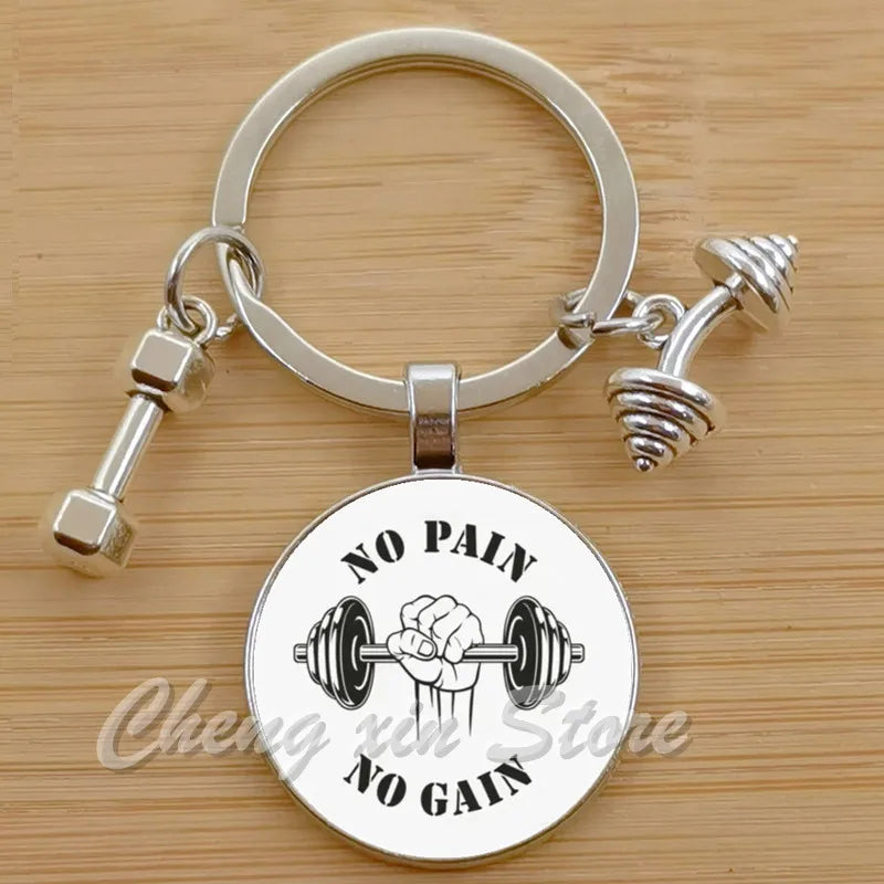 Gym Keyring Keychain Suitable For Bodybuilding Athletes Heavy Men Boys Bodybuilding Sports Unisex Men Tactical Rock Keyring Keyc
