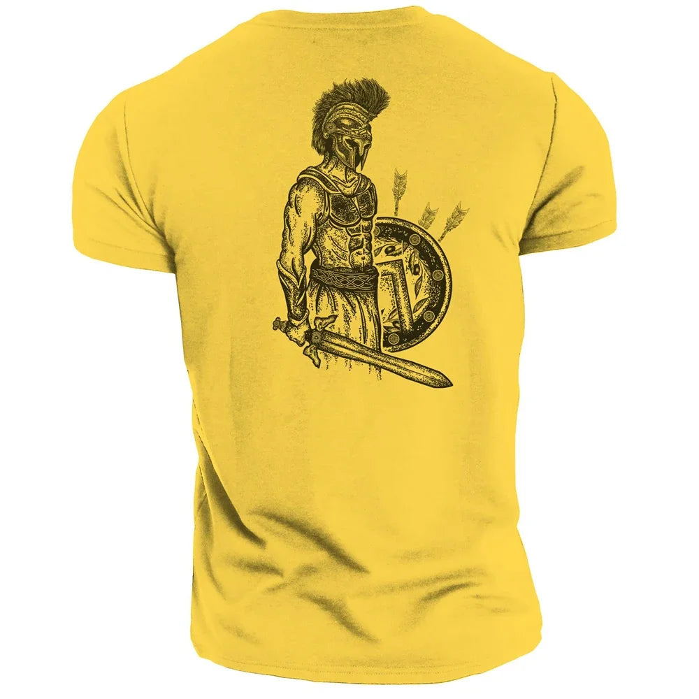 2024 New Summer Top Fashion Breathable Men's 3Dt Shirt Fitness Sports Outdoor Viking T-shirt Plus Size Loose Men's Street Shirt