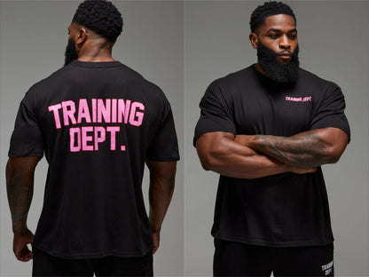 "training Dept." oversized T-shirt