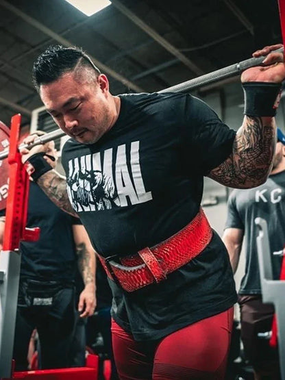 Summer Gym Fitness T-shirt Loose Men's Cotton Shirt Bodybuilding Training Man T Shirt Oversized Sports Short Sleeve Jogger Tee